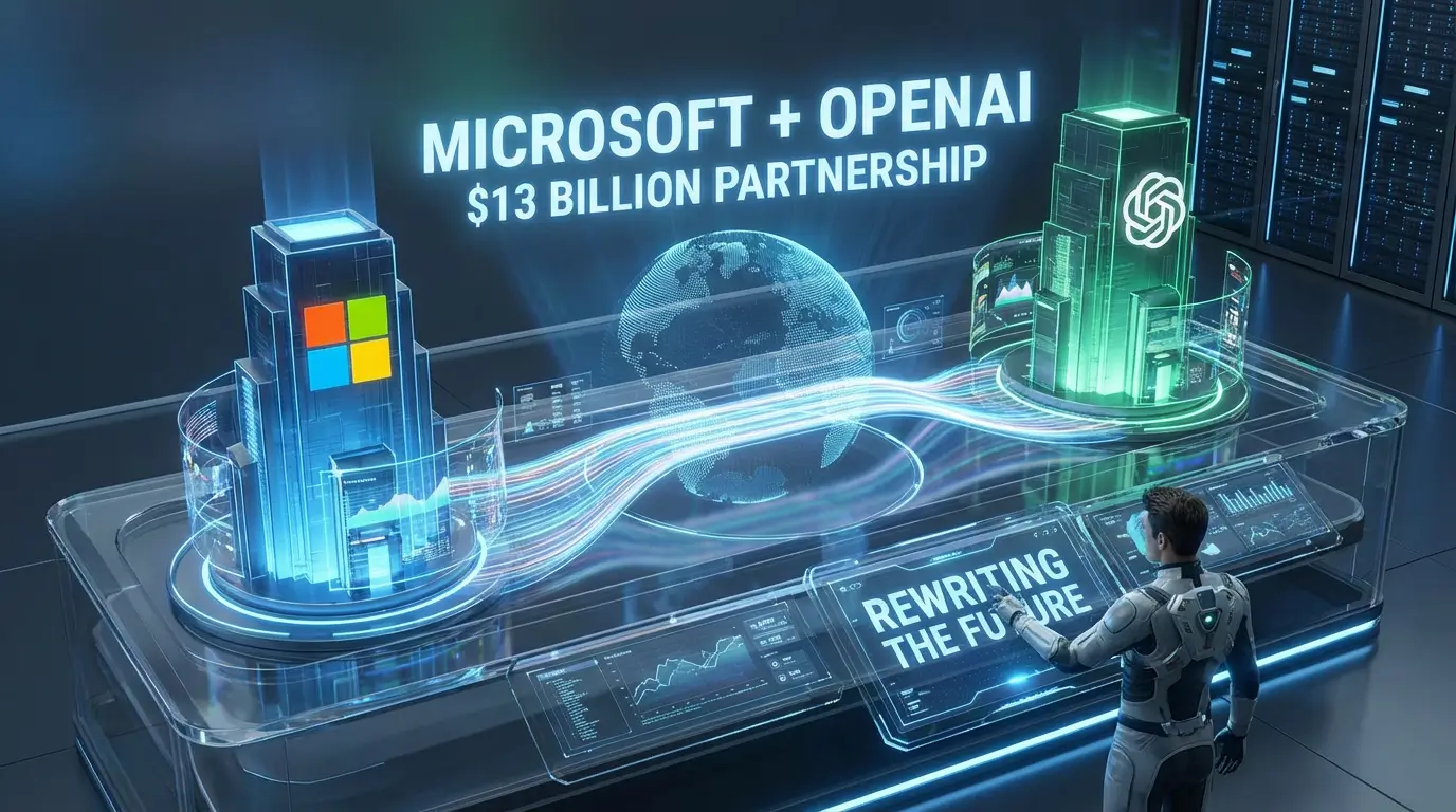 سرمایهگذاری تاریخی مایکروسافت در OpenAI و اتحاد هوش مصنوعی