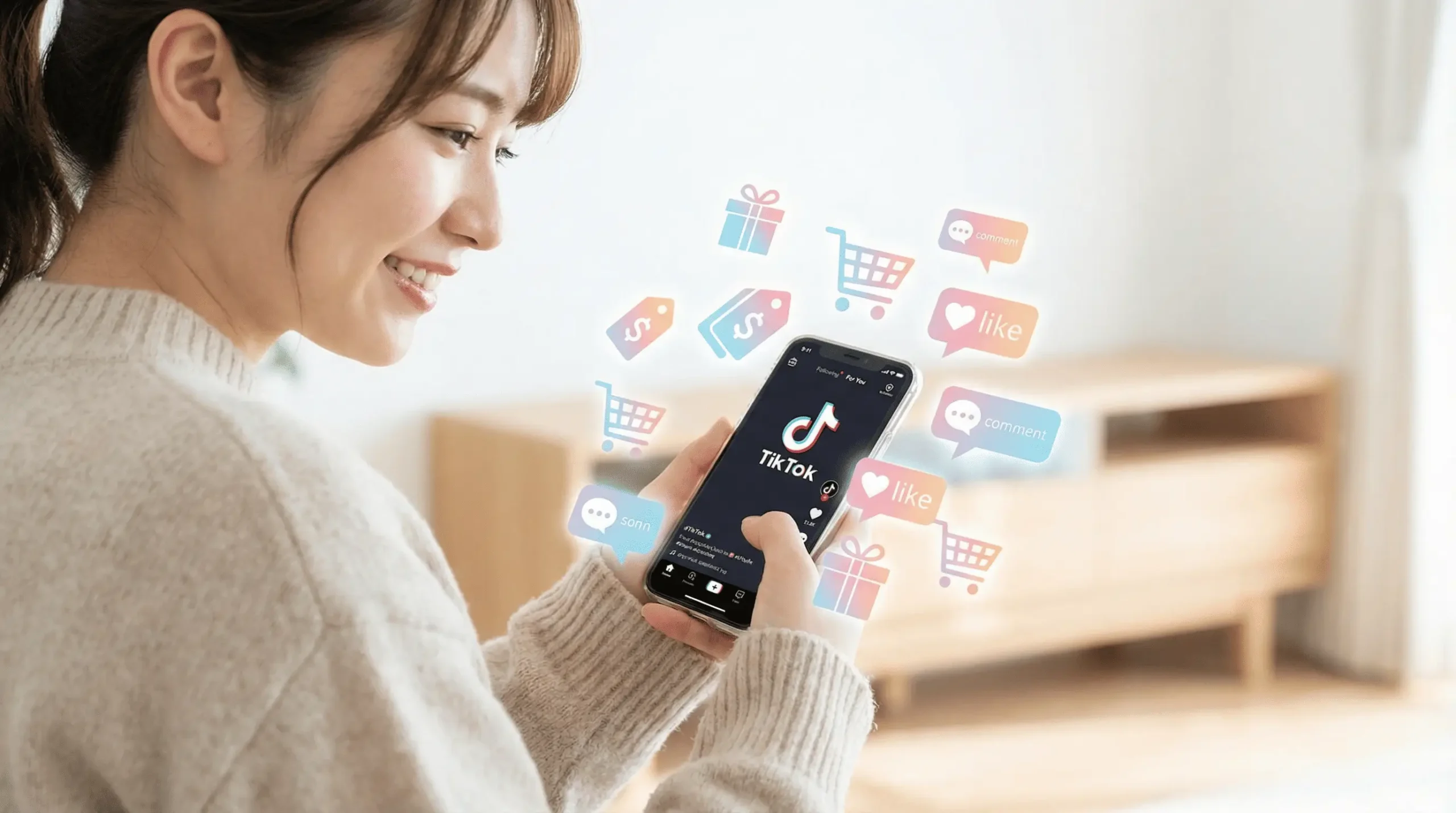 تجربه خرید آنلاین از طریق پلتفرم اجتماعی تیک تاک