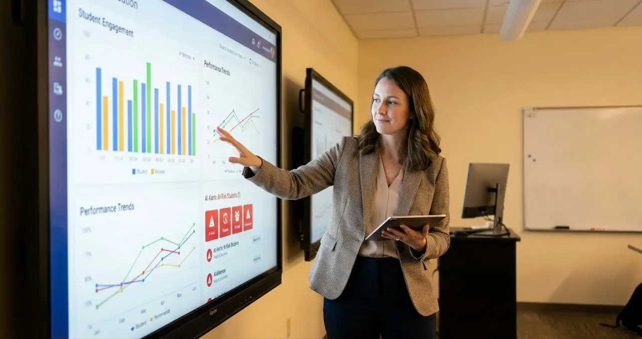 داشبورد تحلیلی هوش مصنوعی برای نظارت بر عملکرد دانشآموزان