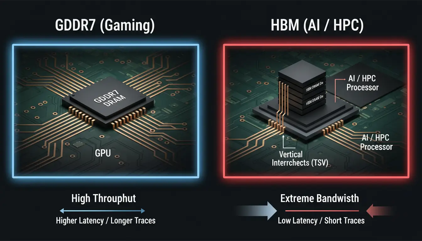 اولویت تولید حافظه HBM برای هوش مصنوعی نسبت به GDDR7 گیمینگ