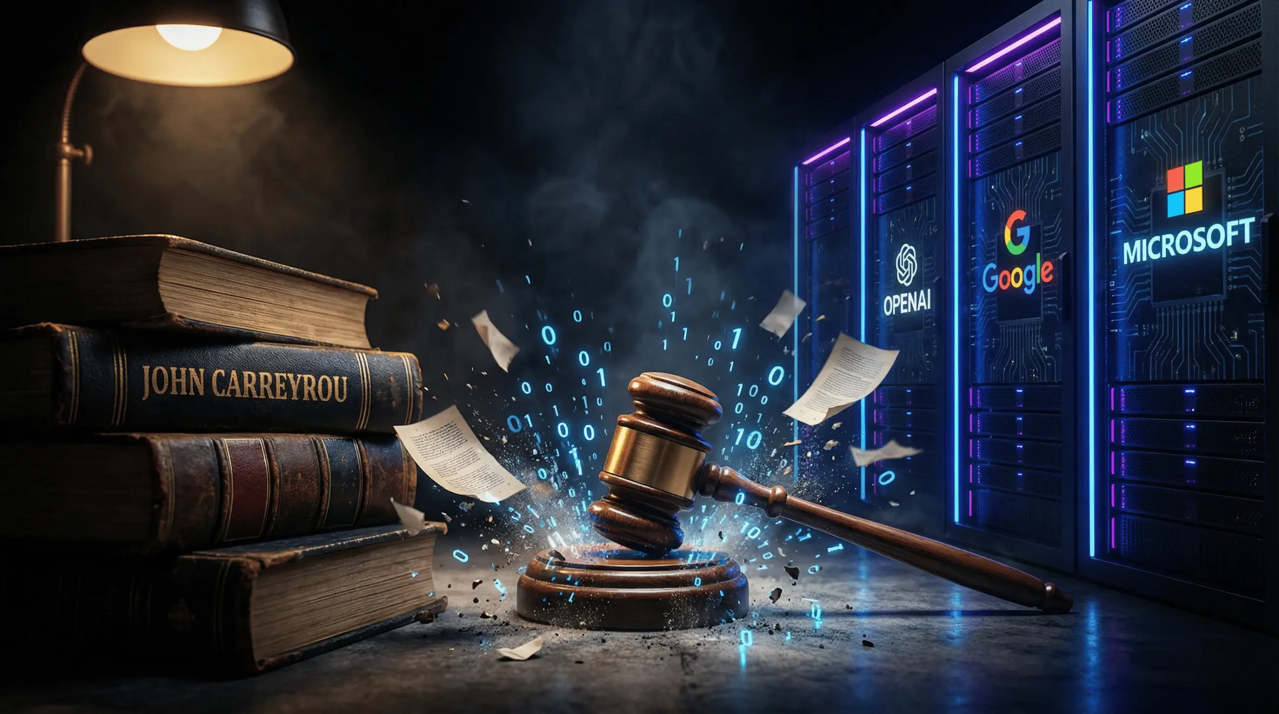 جان کریرو و نویسندگانش به دلیل نقض حق چاپ، از شرکتهای بزرگ هوش مصنوعی مانند OpenAI و مایکروسافت شکایت کردند