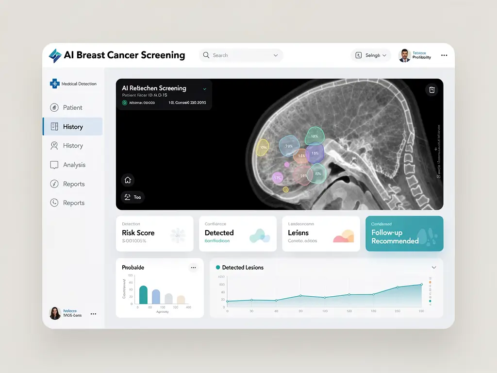 تشخیص سرطان با هوش مصنوعی در تصویر ماموگرافی