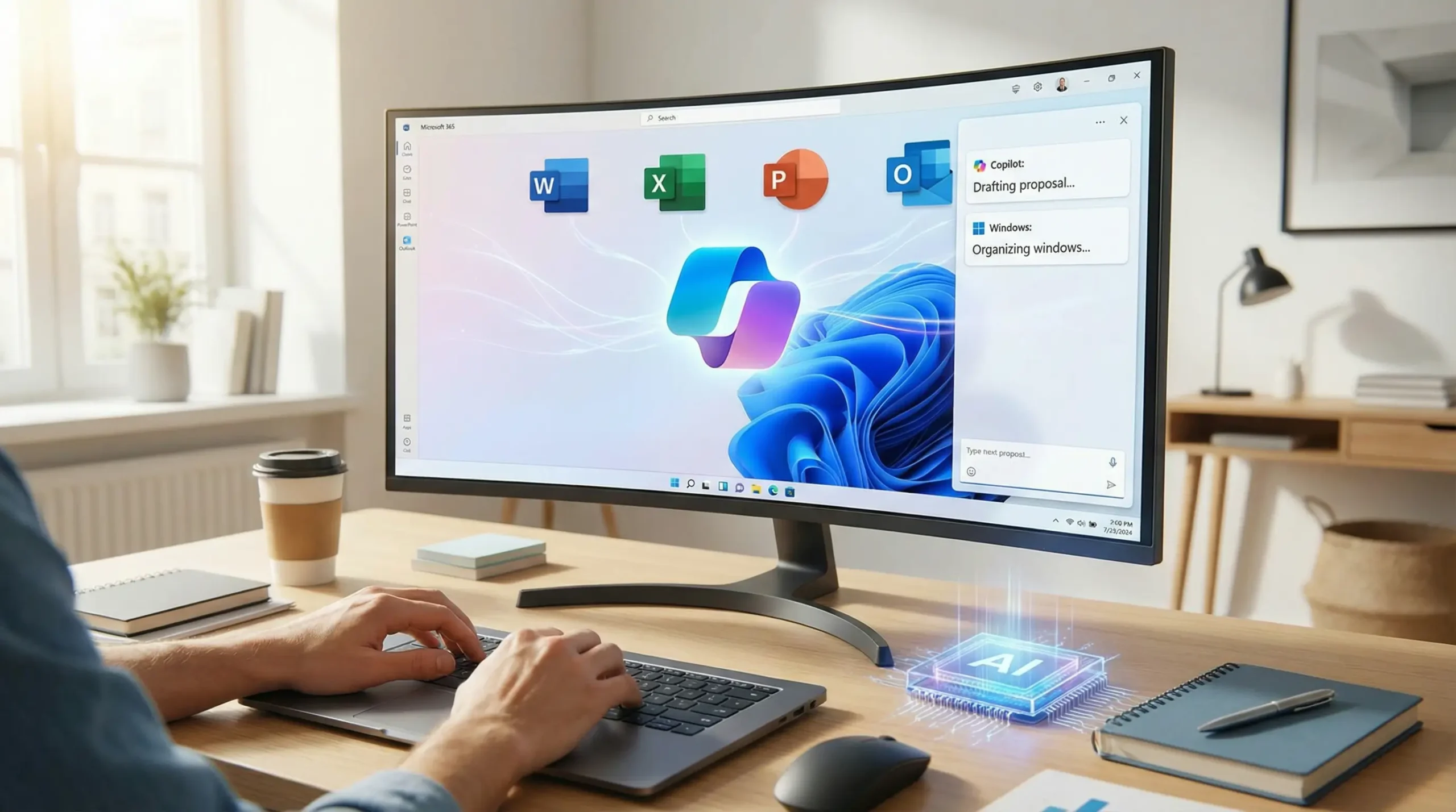 ادغام هوش مصنوعی Copilot در ویندوز و آفیس
