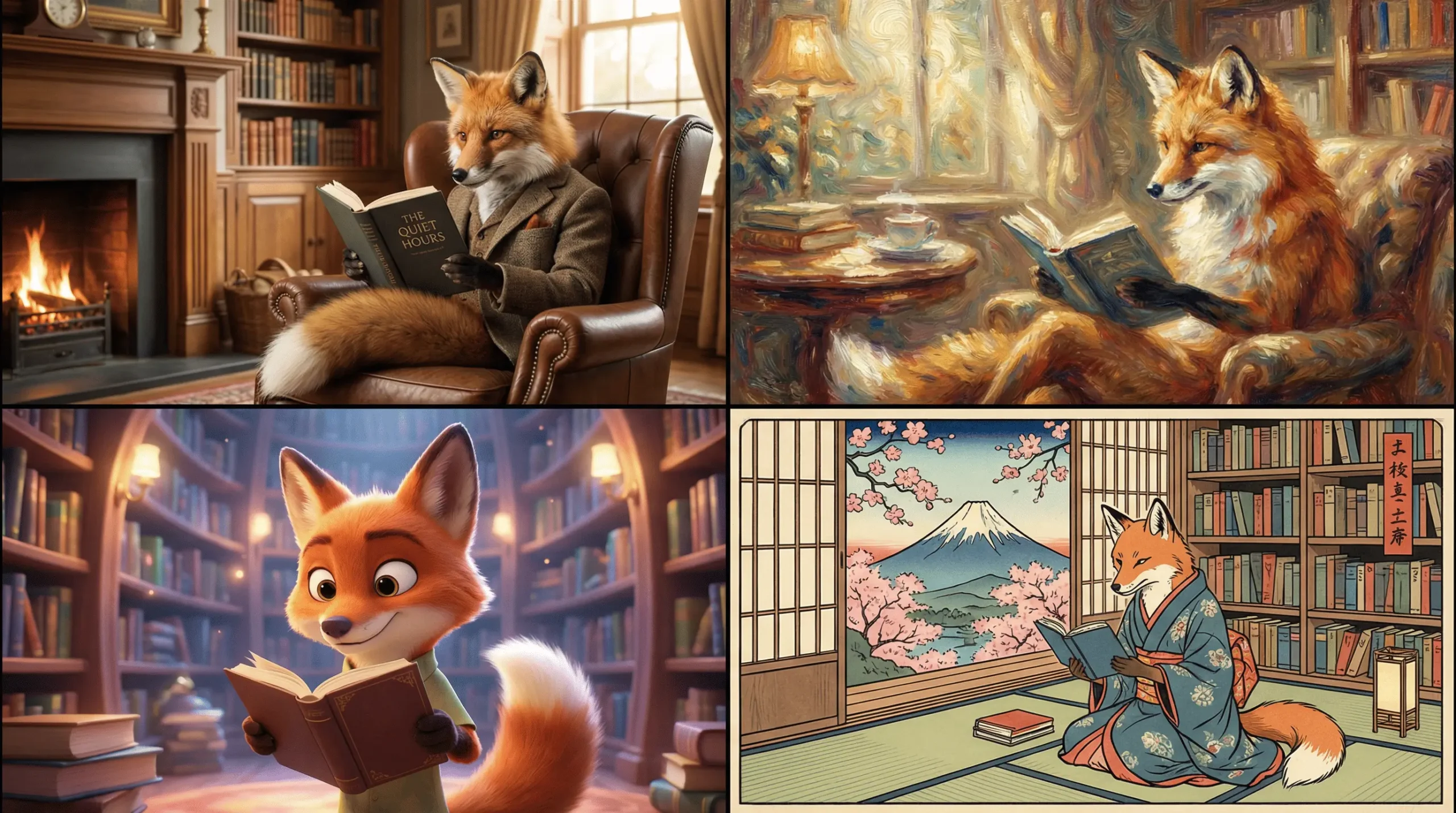 نمونههای متنوع از تولید تصویر با هوش مصنوعی DuckDuckGo با مدل Stable Diffusion XL