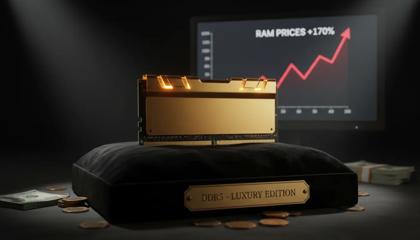 افزایش ۱۷۰ درصدی قیمت رم و تبدیل حافظه DDR5 به کالای لوکس