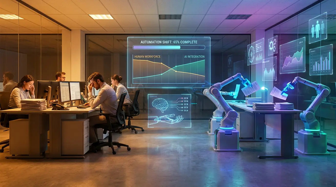 حذف مشاغل دفتری توسط هوش مصنوعی و بیکاری در آینده