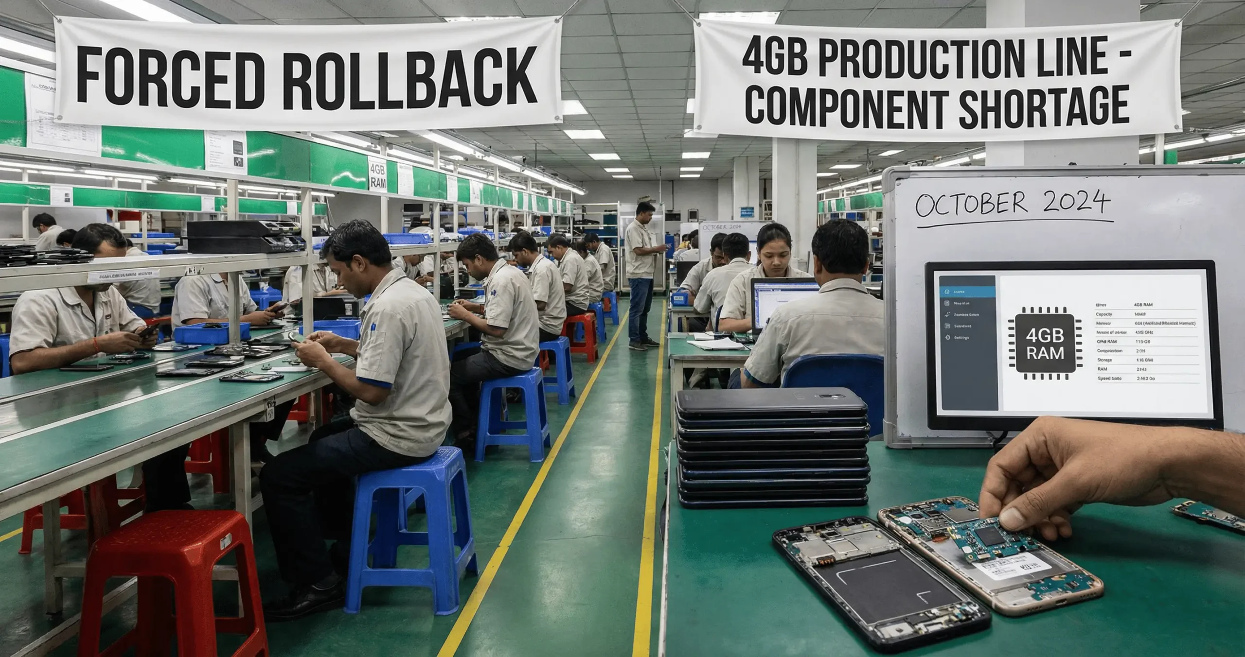 عقبگرد اجباری؛ سازندگان موبایل به دلیل کمبود قطعات، دوباره به تولید گوشیهای ۴ گیگابایتی روی آوردهاند