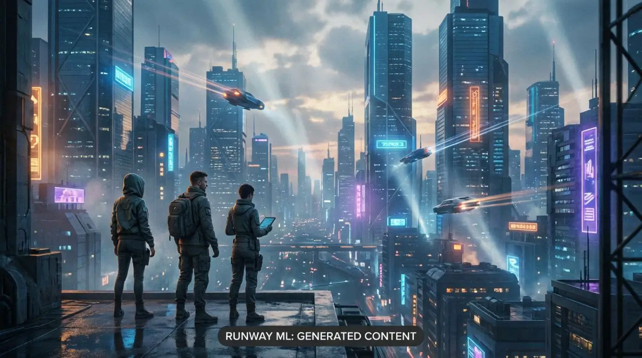 چشم‌انداز آینده هنر دیجیتال با ابزار Runway ML
