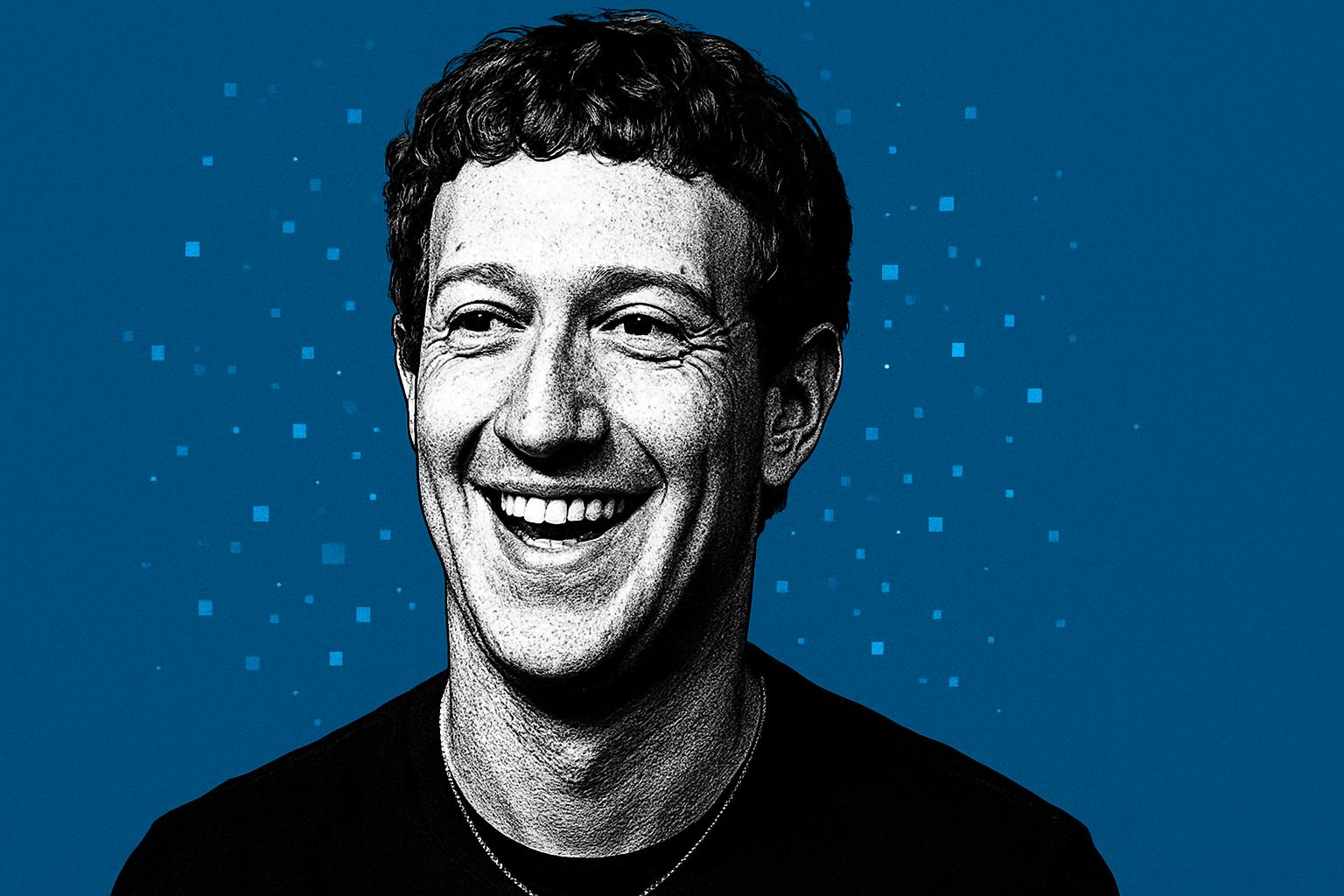 مارک زاکربرگ، مدیرعامل متا، با هدست واقعیت مجازی، به عنوان رهبر اصلی پروژه متاورس و توسعه فناوری لمسی وایب کدینگ