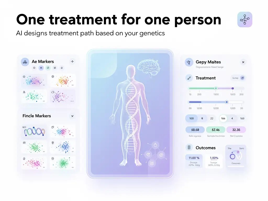 پزشکی شخصی‌سازی‌شده با استفاده از الگوریتم‌های هوش مصنوعی