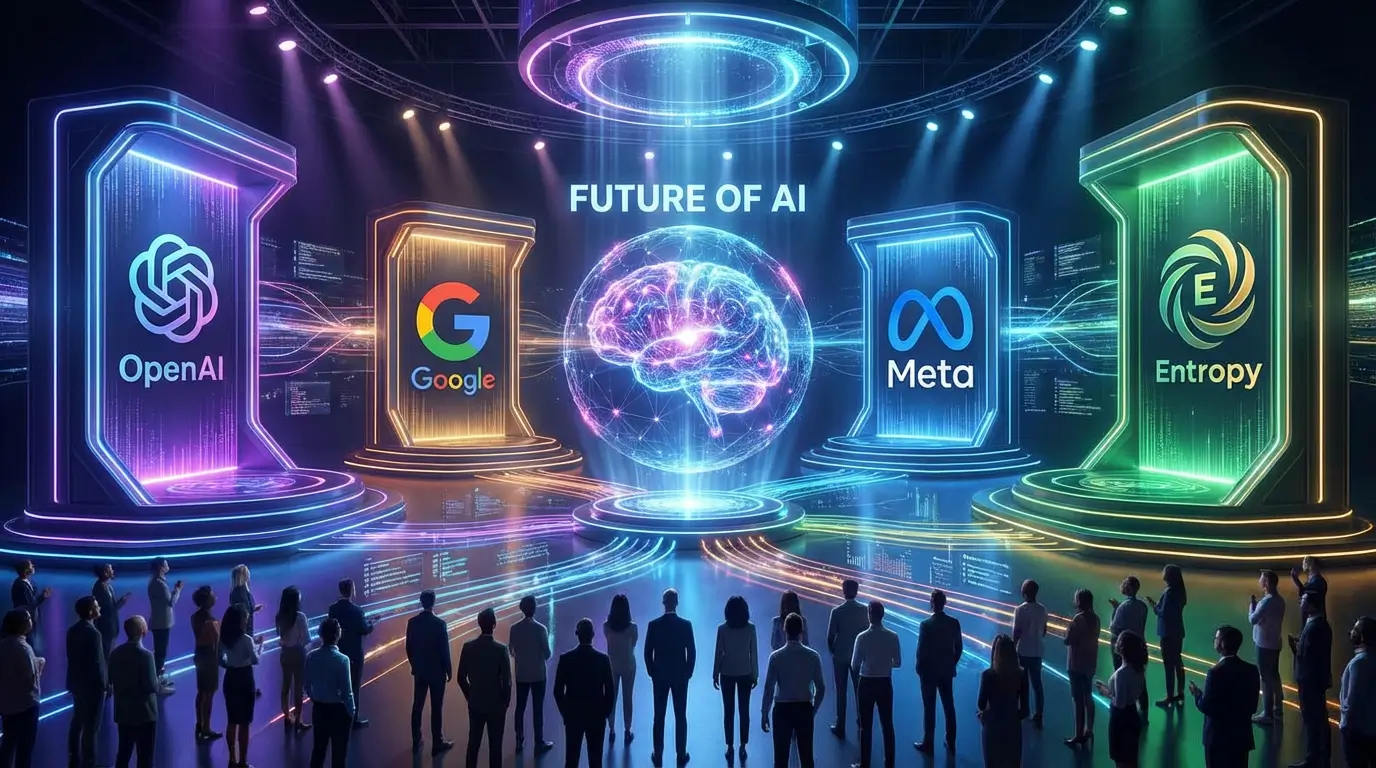 رقابت تمام‌عیار OpenAI، گوگل، متا و انتروپیک برای تسلط بر آینده هوش مصنوعی