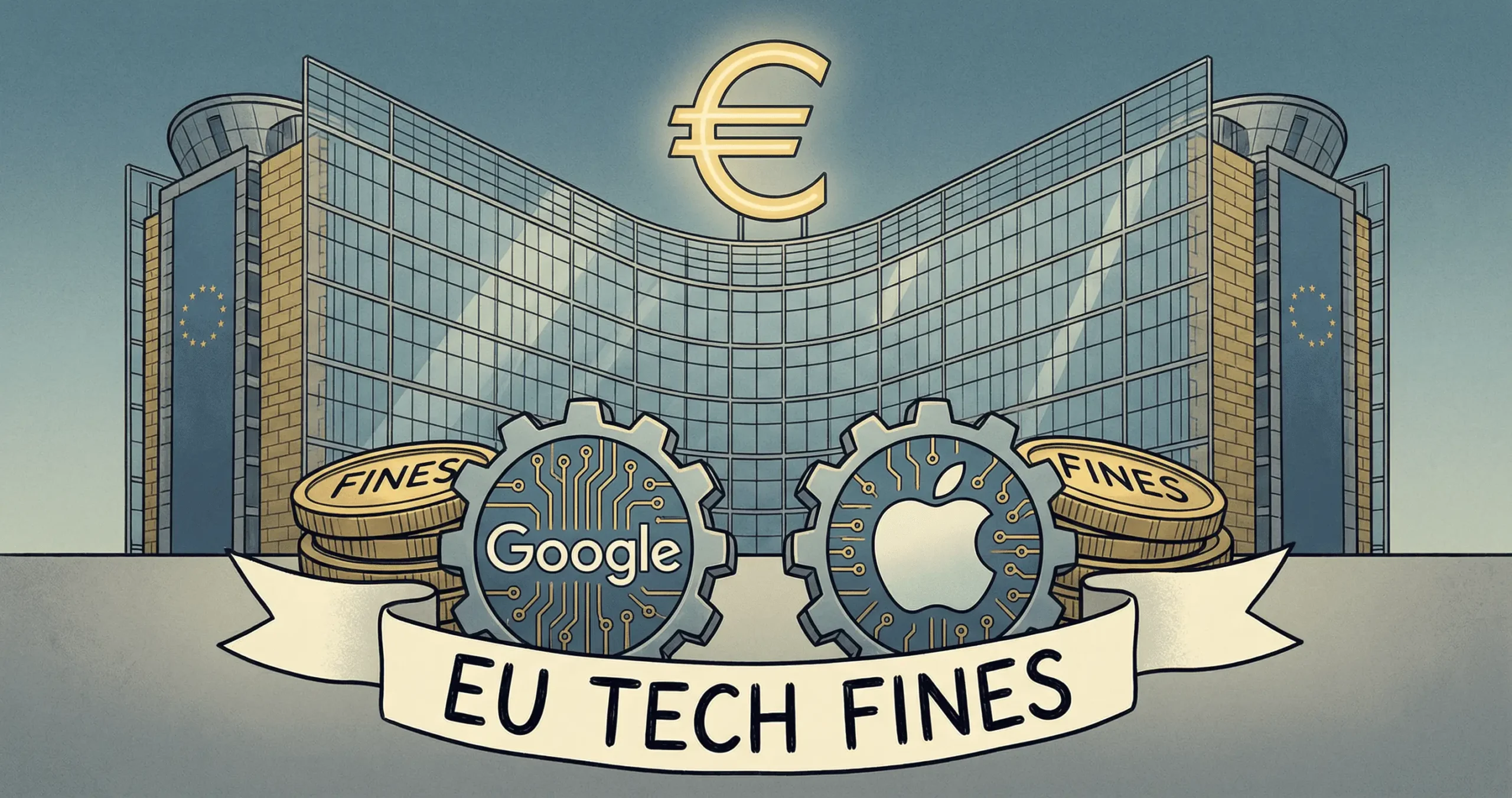 اتحادیه اروپا در حال اعمال جریمههای میلیاردی علیه شرکتهای فناوری بزرگ