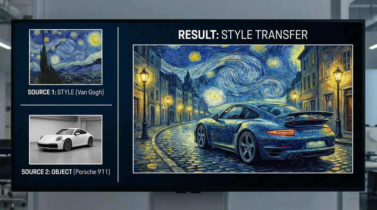 قابلیت ترکیب چند تصویر مرجع در هوش مصنوعی Flux 2 برای حفظ سبک هنری