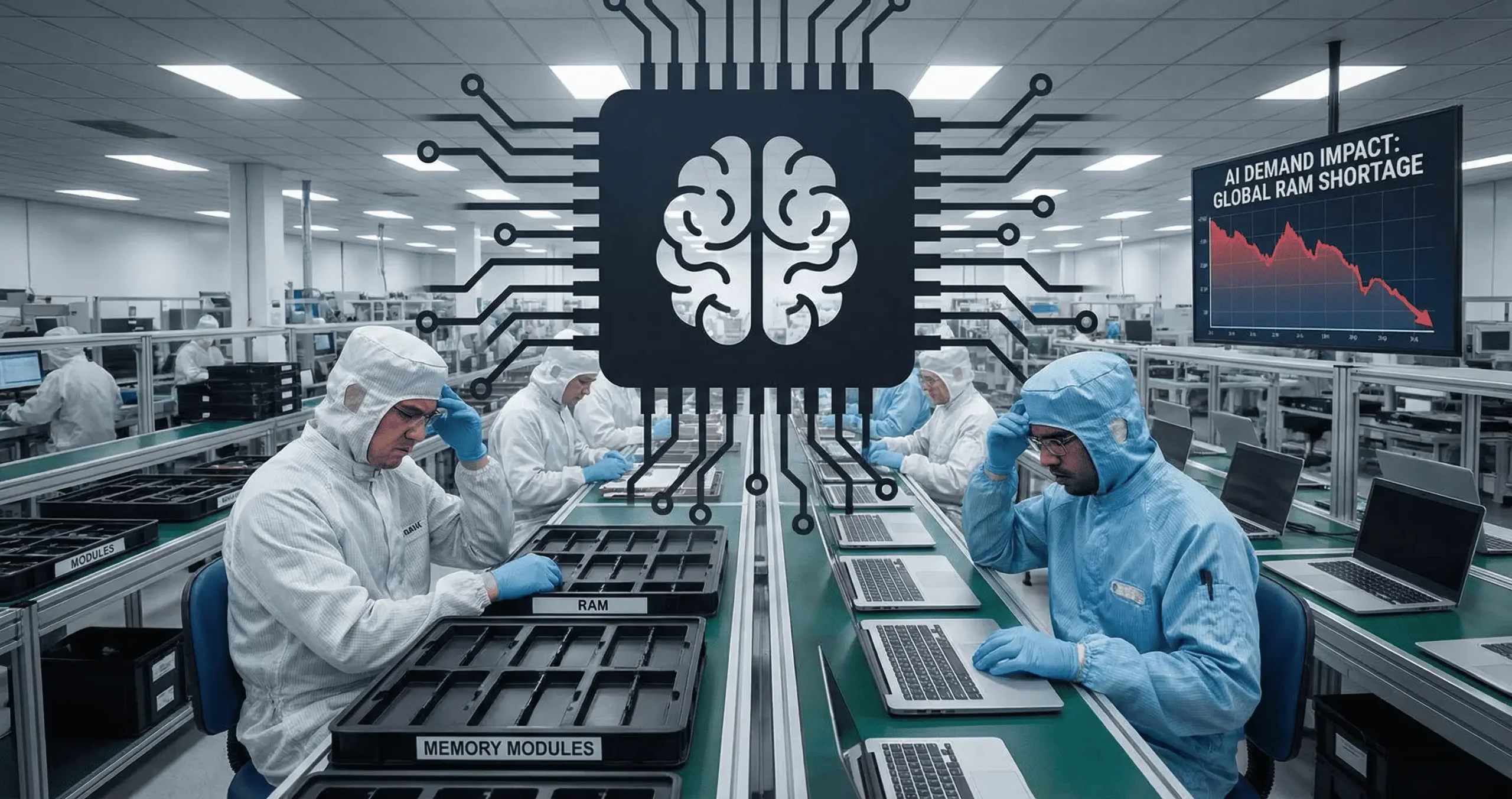 بحران جهانی رم؛ قیمت گوشی و لپ‌تاپ جهش کرد