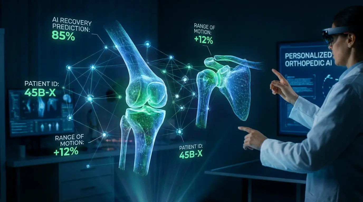 نمایش سهبعدی مفاصل و ستون فقرات همراه با تحلیل دادههای هوشمند برای پیشبینی روند درمان
