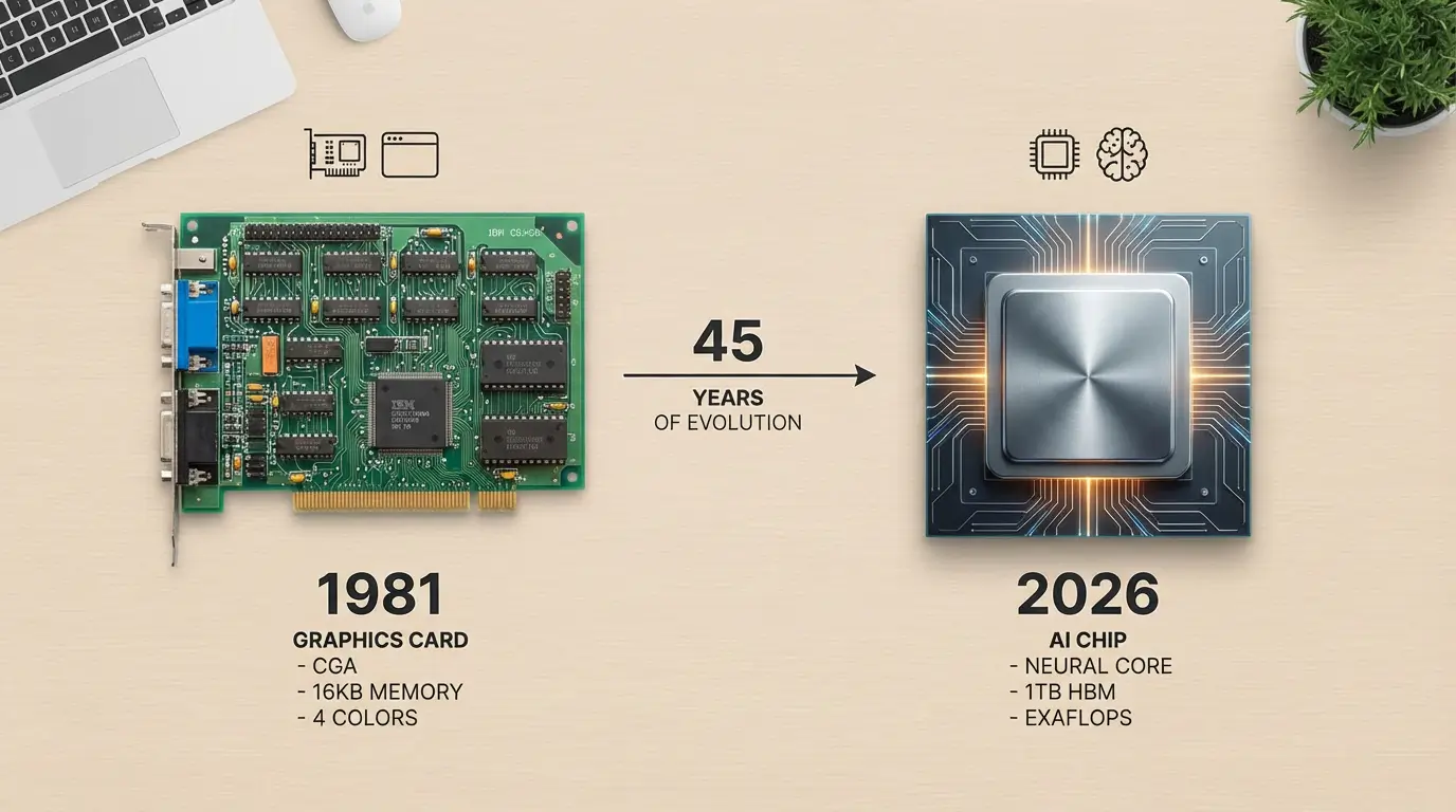 مفهوم ادغام سختافزار رایانههای قدیمی در شبکههای عصبی هوش مصنوعی درخشان